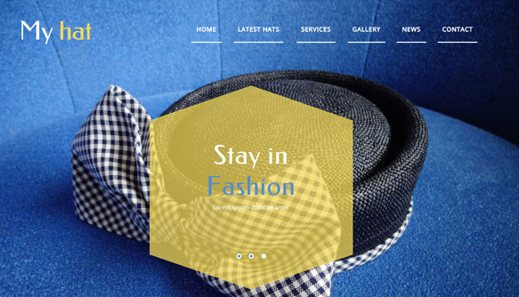 时尚帽子设计公司前端模板_php网站模板